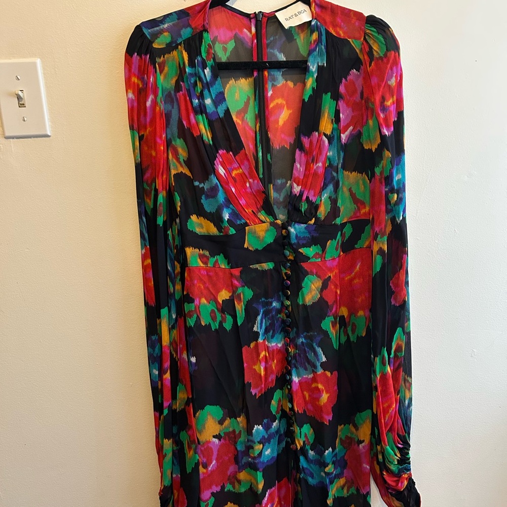 Rat & Boa Multicolor Floral Maxi Dress